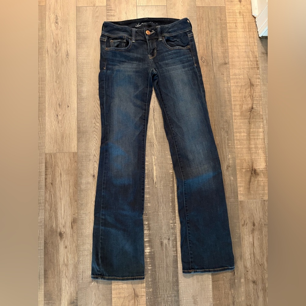 American Eagle Outfitters Indigo Slim Boot Cut Jeans